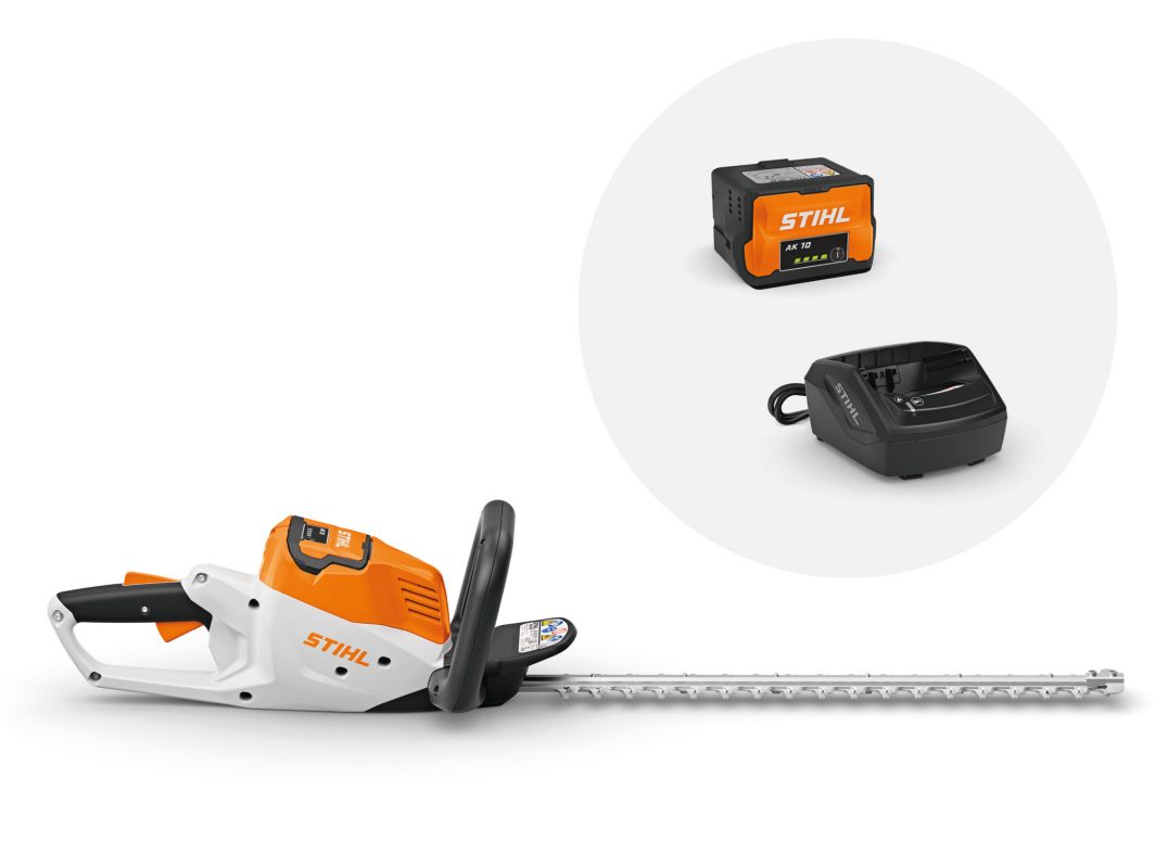 STIHL Akku Heckenschere HSA 50 mit Akku und Ladegerät